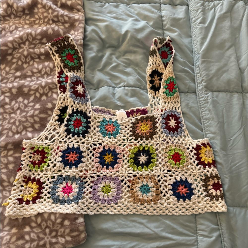 Cute crochet tank
